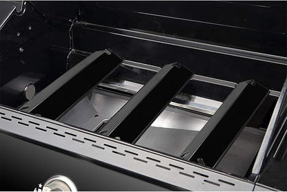 Unicook Grill Burner Covers 15”L x 3.8”W, Compatible with Dyna-Glo DGF510SSP, DGF493BNP, Heavy Duty Grill Heat Plates, Porcelain Heat Shields, BBQ Replacement Parts,5 Pack