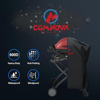 Comnova Weber Grill Cover - Q Series, Q2000/Q200/Q1000/Q100, Q2200, 2400, 1200, 1400 & More - Heavy Duty & Waterproof