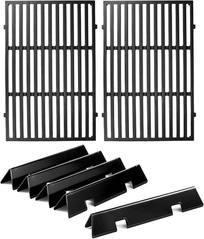 Spirit E-310 Grill Replacement Parts 7636 Flavorizer Bars 7638 Grill Grates for Weber Spirit I and Spirit II Grill Parts E-310 E-315 E-330 S-310 300 Series Parts II E310 GS4 Grill Parts Flavor Bars