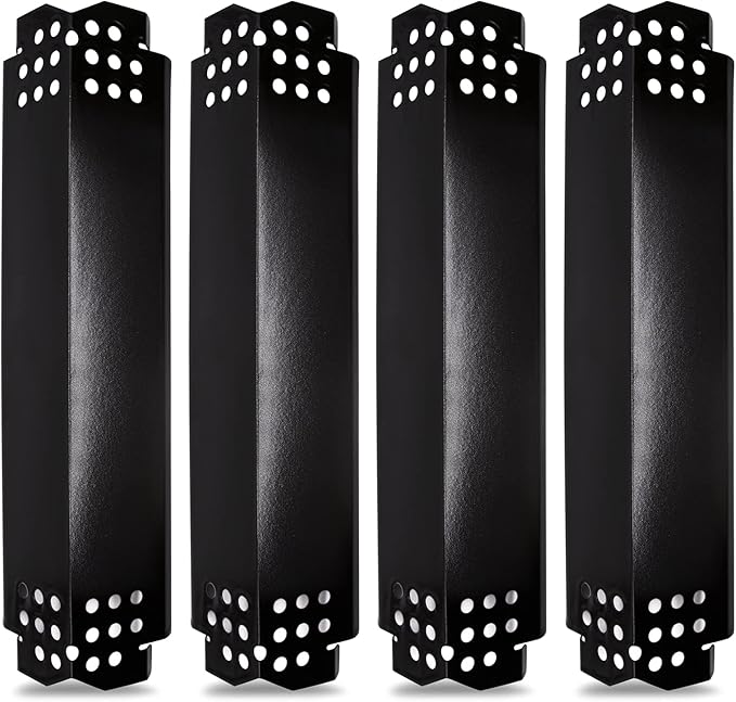 Criditpid Grill Heat Plates Replacement Parts for Nexgrill 4 Burner 720-0830H, Nexgrill 720-0864 720-0888N 720-0896B, Burner Cover, Flame Tamer, Heat Shield for Home Depot Nexgrill 4 Burner Gas Grill