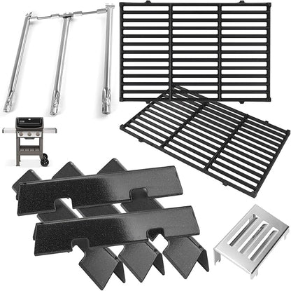 Grill Parts for Weber Spirit 2 Grill Parts GS4 Spirit II 300 SER E310 Replacement Parts for Weber 69797 Flavorizer Bars 67046 7636, 67060 GS4 Heat Deflector, 7638 Grates,67025 69787 67103 Burner Tubes