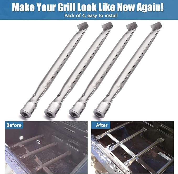 Criditpid Grill Replacement Parts Compatible for Kenmore 146.34611410 146.46372610 146.34461410 146.10016510 146.23678310 146.16142210 146.23673310 146.16198211 146.46366610, 146.34611410 Grill Parts