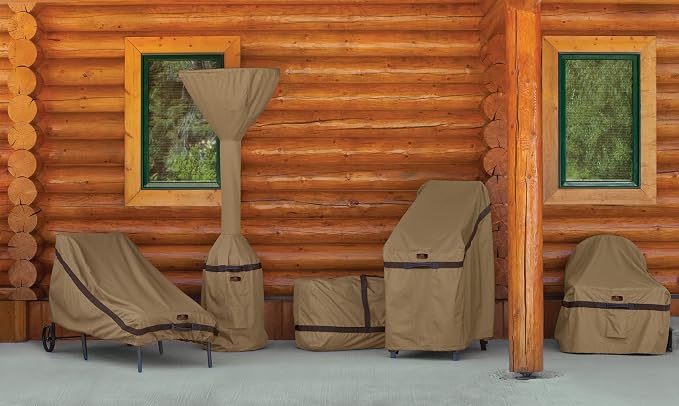 Classic Accessories Hickory Water-Resistant 64 Inch BBQ Grill Cover