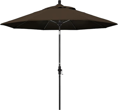 California Umbrella 9' Round Aluminum Pole Fiberglass Rib Market Umbrella