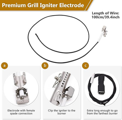Criditpid Replacement Parts for Charbroil Performance 5 Burner 463347519, 463347518, 463243518, 463275517, 463373019, 463243519, 4 Burner 463342119. for Charbroil Grill Replacement Parts 5 Burner.
