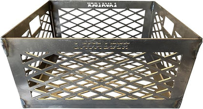 LavaLock® LASER Charcoal Basket 12 x 10 x 6" - Vertical Horizontal UDS smoker coal (firebox) LL-12106-R2