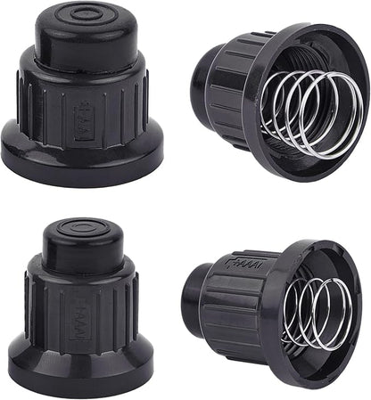 AAA and AA Battery Ignitor Button Caps for Gas Grill | push button cover with steel spring for BBQ spark generator;screw-on spare for worn knobs, for gas fire pit, grill