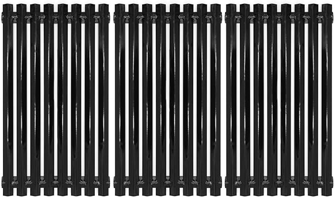 Hongso 16 13/16" Porcelain Grill Grates Replacement Parts for Charbroil Classic, Advantage 4 Burner 463436215 463420508 463461614 463460708 463439914, Kenmore 463420507, Master Chef, Thermos Gas Model