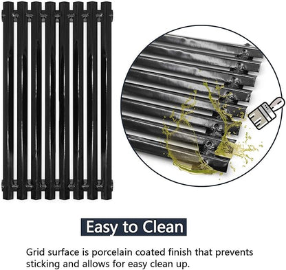 Hongso 16 13/16" Porcelain Grill Grates Replacement Parts for Charbroil Classic, Advantage 4 Burner 463436215 463420508 463461614 463460708 463439914, Kenmore 463420507, Master Chef, Thermos Gas Model