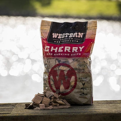 Western Premium BBQ Products Cherry BBQ Smoking Chips, 180 cu in