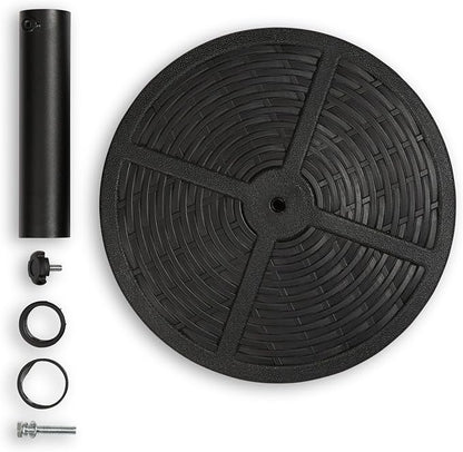 Backyard Expressions 26.5 Lb Umbrella Stand, Patio Umbrella Base, 15 in Diameter