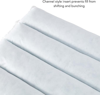 Modern Outdoor Chaise Lounge Cushion with Ties – Durable Polyester Fabric, Channel-Filled Polyfiber Insert, Removable Zippered Cover, Peacock