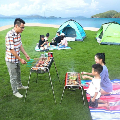 Oven Household Charcoal Barbecue Grill Outdoor Tool Thickened Carbon Wild Barbecue Stove Shelf 3-10 People Available