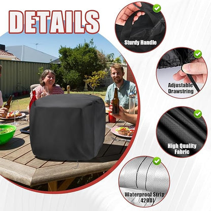Pizza Oven Cover, Waterproof Pizza Oven Indoor Outdoor Covers - 17"L × 21"W × 8"H