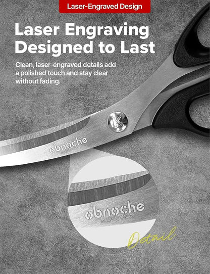 Made in Korea, Korean Barbecue Scissors, Meat, Chicken, Vegetables, High Strength Stainless Steel Grip-Excellent Barbecue Scissors (Korean BBQ Scissors)