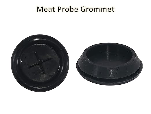 Rubber Meat Probe Grommet Replacement for Traeger Wood Pellet Smoker & Z Grills (6 Pack)