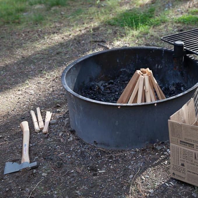 Wildwood Grilling Kiln-Dried Cedar Wood Kindling - Medium Hearth Box - Perfect for Indoor Fireplaces, BBQ Grills, Outdoor Fire-pits, Pizza Ovens & Smokeless Fire Pits