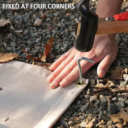 Fire Pit Mat 20" x20" Fireproof Wood Stove Under Grill Mat with Solo Stove for Outdoor Wooden Deck BBQ Lawn