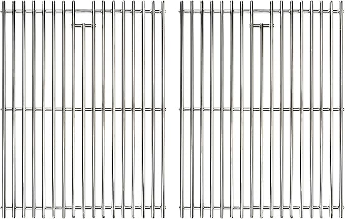 Grill Grates for Nexgrill 4 Burner 720-0830H 720-0830D 720-0670A 720-0783C 720-0783E 720-0958A, 17" Stainless Replacement Parts for 5 Burner 720-0888N Charbroil 463241113 463446015, Kenmore Gas Grill