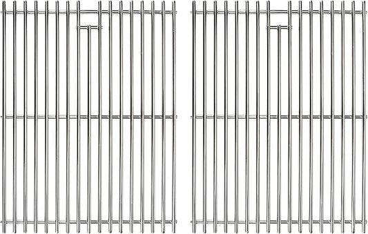 Grill Grates for Nexgrill 4 Burner 720-0830H 720-0830D 720-0670A 720-0783C 720-0783E 720-0958A, 17" Stainless Replacement Parts for 5 Burner 720-0888N Charbroil 463241113 463446015, Kenmore Gas Grill