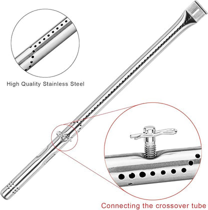 Grill Replacement Parts Kit for Char-Broil Tru-Infrared Grills | Fits Char-Broil 463242716, 463242715, 463242516 and 466242815; includes burner, heat plate and adjustable carryover tube.