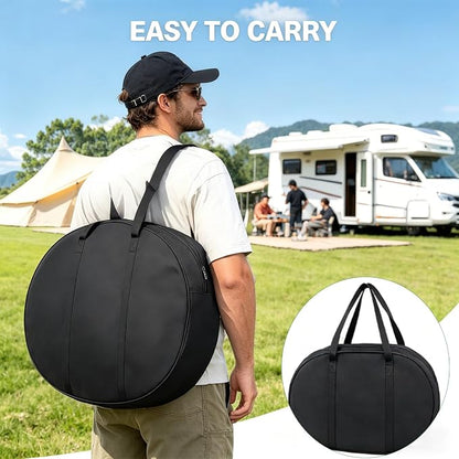 28" Round Cocktail Table Carry Bag, Heavy Duty 600D Oxford