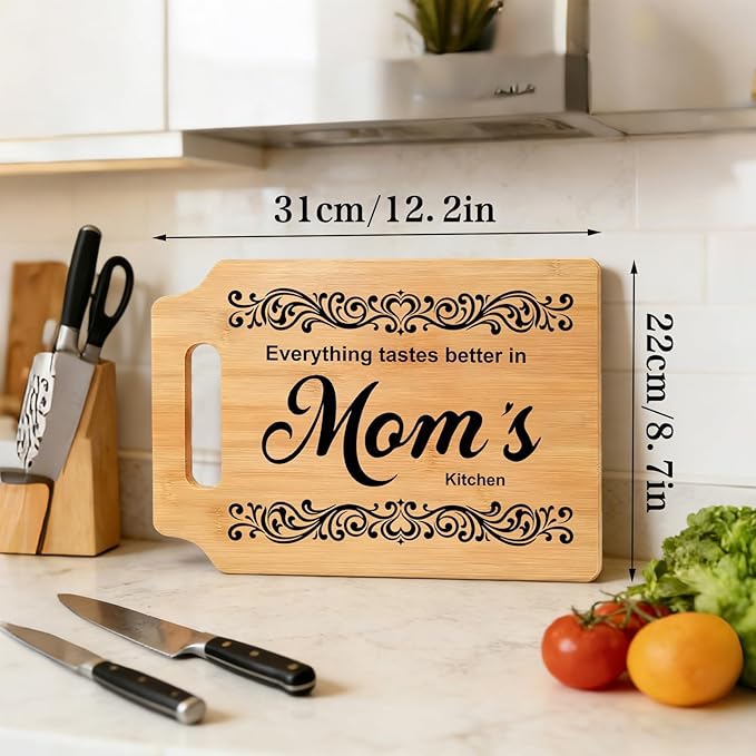 Gifts for Mom from Daughter Son - Kitchen Wall Counter Decor & Use - Unique Birthday, Mothers Day, Christmas Presents for Mom Idea