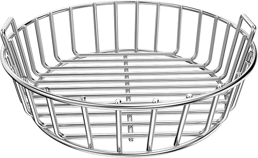onlyfire Charcoal Ash Basket for Minimax Big Green Egg, Stainless Steel Grill Basket with Handles for Better Airflow