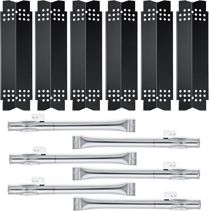 Grill Replacement Parts Nexgrill Grill Flame Tamers Burner Repair Kit Nexgrill Heat Plates 720-0888n 720-0898 Burners 720-0830h Parts BHG Grill Parts Heat Shield Tent Plates and Tube Burner
