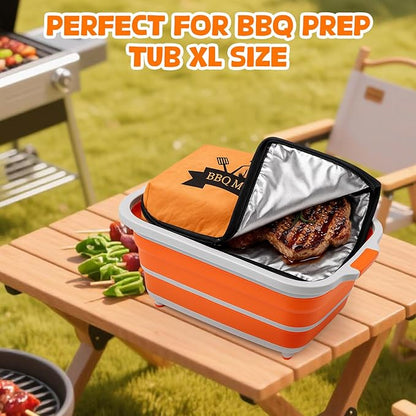 BBQ Blanket for Resting Meat,21in Meat Resting Blanket with Wide Mouth,Smoker Grilling Meat Insulated Resting Bag for Large Brisket/Beef/Pork Shoulders/Turkeys,Gifts for Men