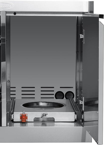 KoolMore 32 in. Heavy-Duty Outdoor Stainless-Steel Cabinet for Built-in BBQ Grill with 2 Drawers and Propane Tank Storage (KM-OKS-BQ30CAB)