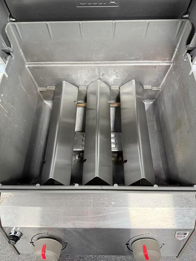 3400301 Flavorizer Bars for Weber Spirit GS4 Spirit II/I 200 SER E215 S210 E220 Grill Accessories Webber Spirit 2 Grill Parts Replacement 7635 67045 69796 GS4 Burner Covers 15.3", 304 Stainless Steel