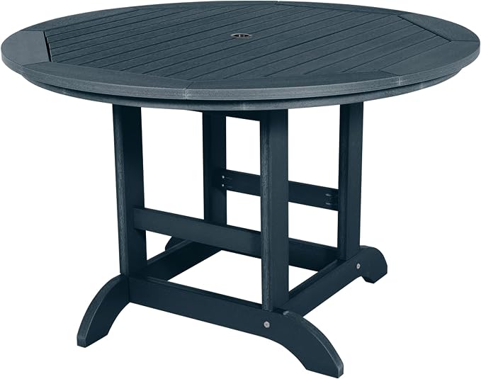 Highwood Hamilton 5-Piece Round Set, Dining Height, 48in, Federal Blue