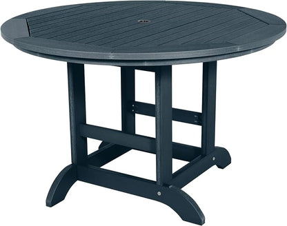 Highwood Hamilton 5-Piece Round Set, Dining Height, 48in, Federal Blue