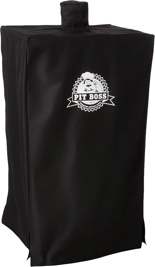 Pit Boss 5-Series Wood Pellet Vertical Smoker Cover, Black & Meat Probes – 2pk