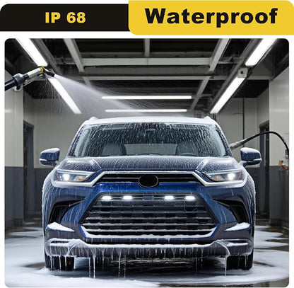 Led Grille Grill Lights for 2024 2025 2026 Toyota Grand Highlander | WHITE, Upgrade 4 in 1 leds, Xle Limited Hybrid Sport Oem Grills Light Accessories