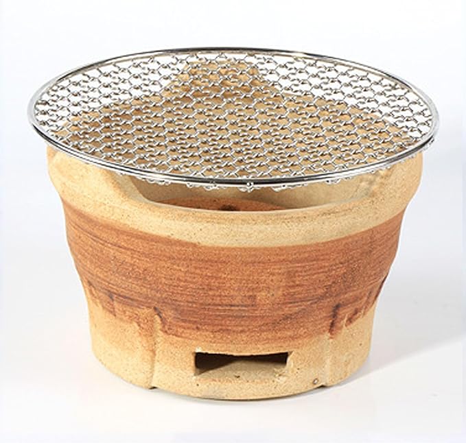Clay Charcoal Stove for Outdoor Cooking, Camping Barbecue Stove, Traditional Portable Grill, Outdoor Cooking Accessories for Picnics and