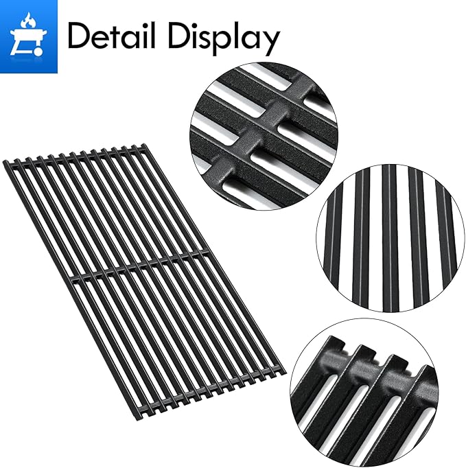 1666 22 Inch Griddle Grill Grate Replacement Parts for Blackstone 22in Flat Top Griddle Cooking Grate 1935 1860 2144 2304 1891 2165 2272 2 Burner Table Adventure Ready Pro Series Parts, 1pc
