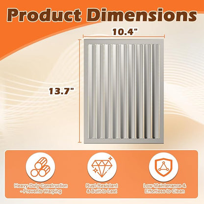 Grill Grate for Solaire AllAbout Table Top Grills Stainless Steel Grill Replacement Parts for SOL-AA12A-LP Replacement Grate for SOL-AA13R, 10.4 x 13.7 Inch