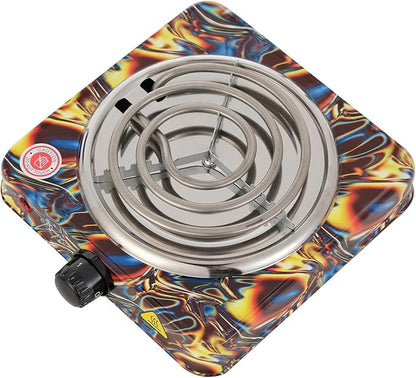 minkah Coal Burner Coconut Charcoal Starter High Power Electric Stove Coconut Charcoal Starter Smart Heat Control Long Cable for BBQ Kitchen