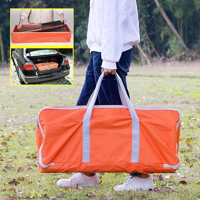 Barbecue Grill Portable BBQ Charcoal Grill Set for Camping Picnic Stainless Steel Barbecue Outdoor Backyard Cooking,Set*2