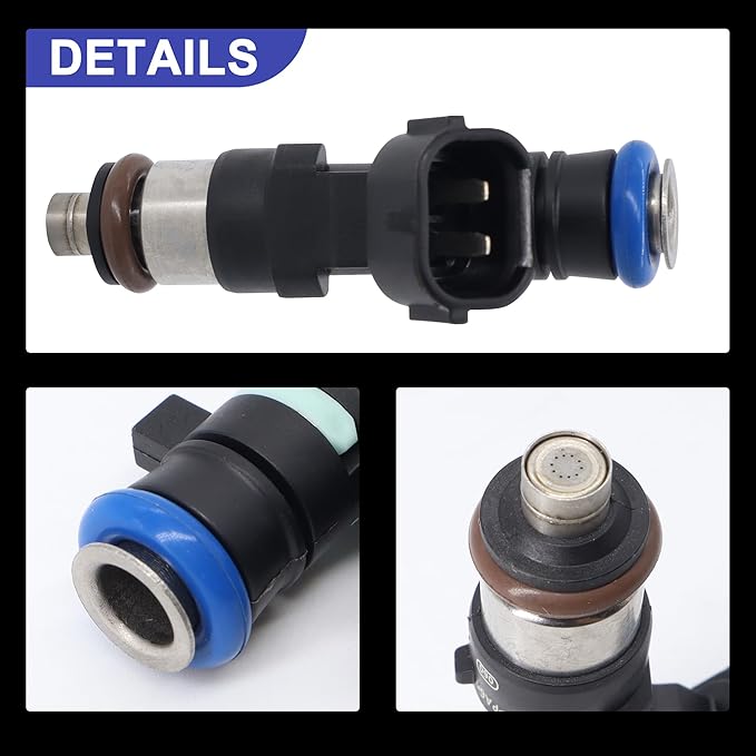 HiSport Fuel Injector 0280158130 Compatible with Nissan Altima 2007-2013,Rogue Select 2014-2015,Sentra 2007-2012,Rogue 2008-2013 2.5L 4PCS