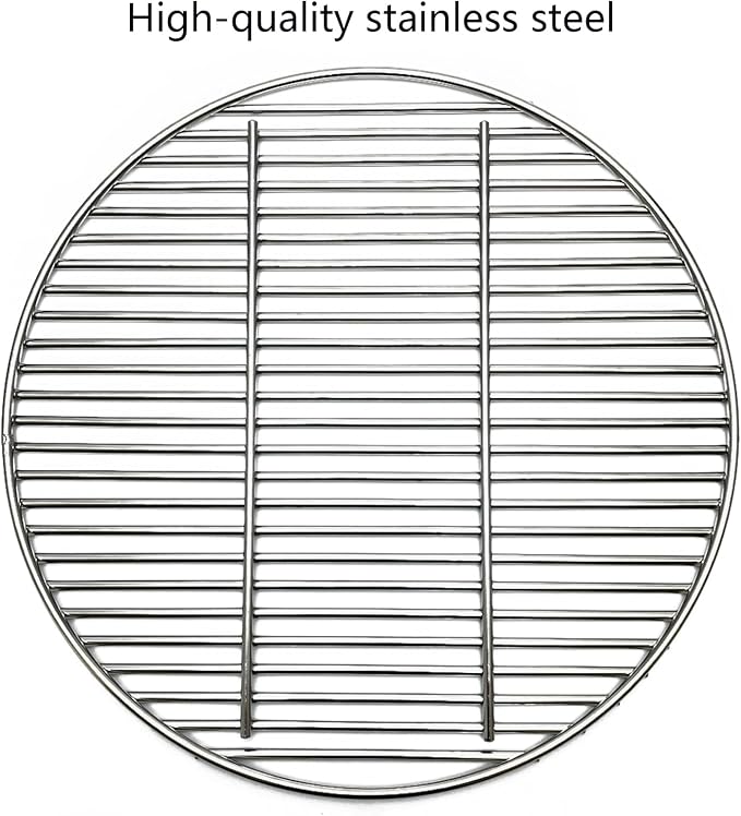 15-1/2" Round Cooking Grids Grates for BGE M, Big Green Egg Medium Charcoal Grill, Brinkmann Cook'N Cajun Electric Gas Vertical Smokers Grill