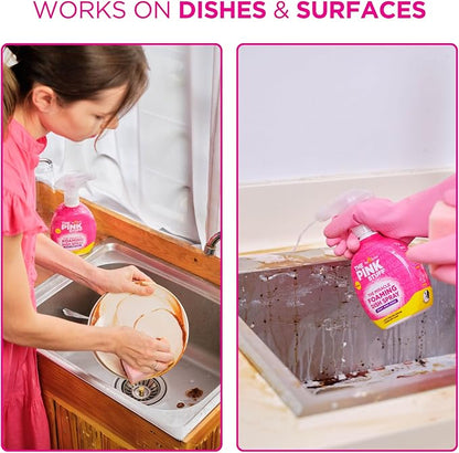 Stardrops - The Pink Stuff - The Miracle Wash Up Spray | Cuts Through Tough Grease Spray Wipe Rinse