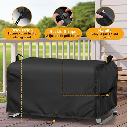 Grill Cover for Veralune Tabletop Gas Grill 20x18x16in