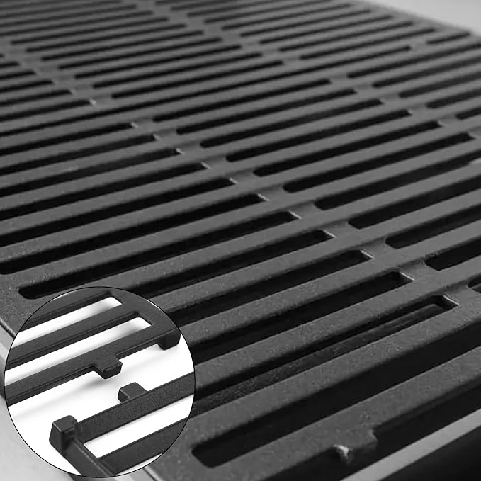 Spirit E-310 Grill Replacement Parts 7636 Flavorizer Bars 7638 Grill Grates for Weber Spirit I and Spirit II Grill Parts E-310 E-315 E-330 S-310 300 Series Parts II E310 GS4 Grill Parts Flavor Bars