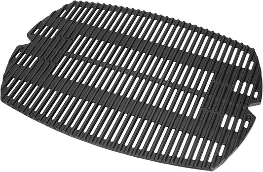 7582 7644 Replacement Cooking Grates for Weber Baby Q Series, for Weber Q100 Q120 Q1000 50060001 51060001 52020001 Q1200 Q1400, Matte Cast Iron Cooking Grid for Weber Baby Q