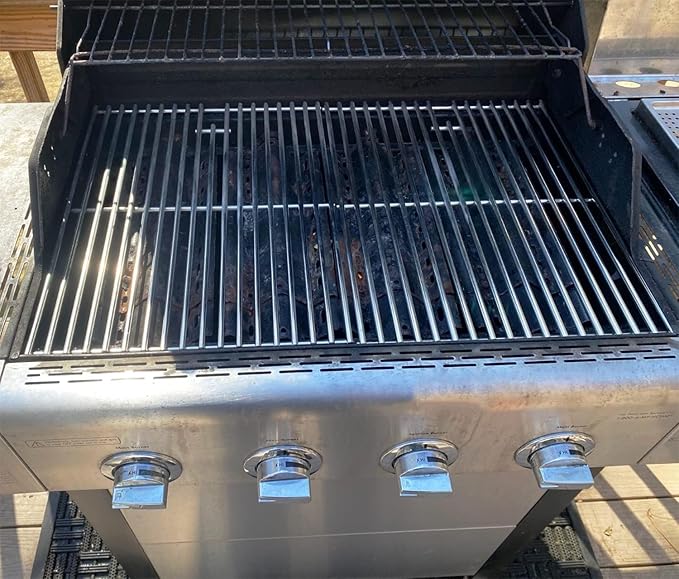 17 inch Grill Grates for Home Depot Nexgrill 720-0830H, 720-0830D Gas Grill Model, 17 x 13 Stainless Steel Cooking Grids Replacement Repair Parts