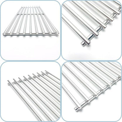 17-3/8" Stainless Steel Grates for Broil King Baron 320, 340, 420, 440, 490 Huntington 2122-64 2122-67 6020-54 6020-57 6020-64 Broil-Mate 7020-54 7020-64 7120-64 Sterling Gas Grill