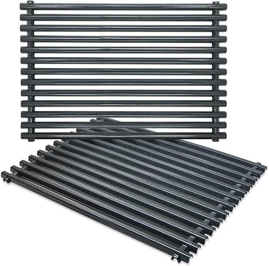 Antree 7525 Porcelain Enameled Grates (17.4 x 11.8 x 0.25) for Weber Spirit 300 Series, Spirit 700, Genesis Silver Gold B/C Replacement Weber 7525 Grates